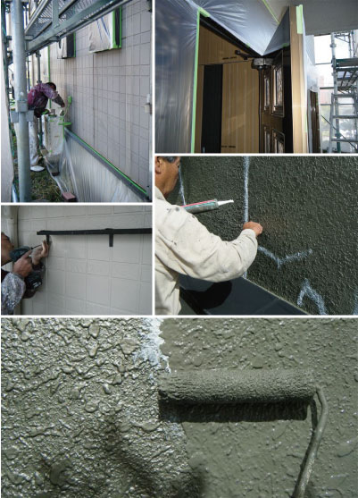 3〜4日目養生・下地処理・ケレン作業